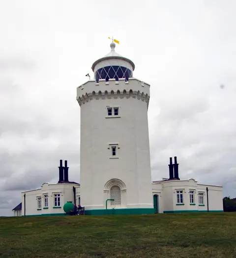 Photo of South Foreland Lighthouse, a lighthouse near Deal, Kent, south east England.