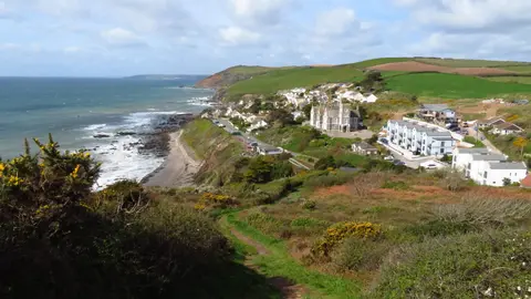 Photo of Portwrinkle, a swimming spot near Cawsand and Kingsand, Cornwall, south west England.