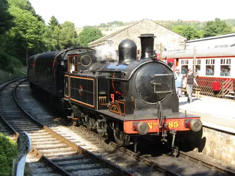 Photo of Keighley & Worth Valley Railway, a visitor attraction near Oxenhope, West Yorkshire, northern England.