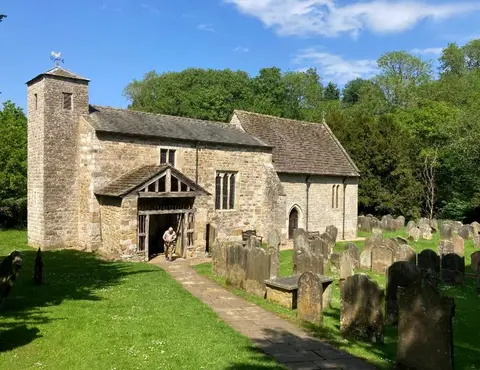 Photo of St Gregory's Minster, Kirkdale, a church in North Yorkshire, northern England.