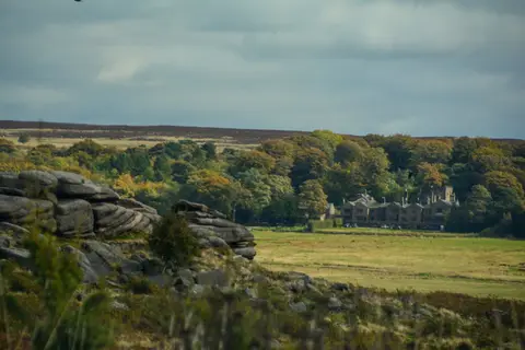 Photo of Derbyshire Dales, a National Nature Reserve near Monyash in the Peak District, Derbyshire, central England.