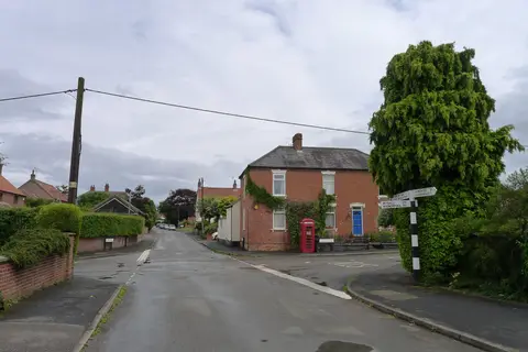 Photo of Willoughby on the Wolds, a village in Nottinghamshire, central England.