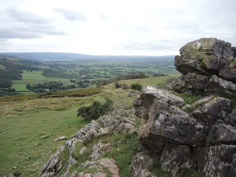 Photo: Crook Peak, a viewpoint near Axbridge in the Mendip Hills, Somerset, south west England.