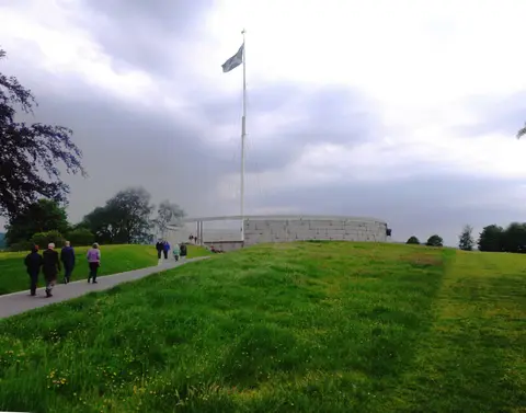 Photo of the site of the Battle of Bannockburn in Stirling, central Scotland.