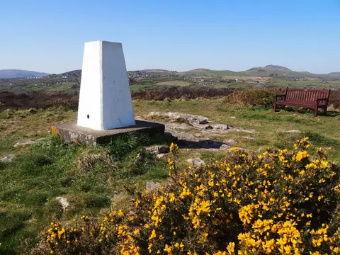Photo: Llanbedrog Headland, a viewpoint in Llŷn, Gwynedd, north Wales.