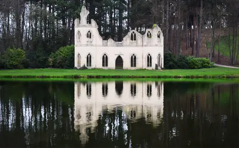 Photo of Painshill, a garden near Cobham, Surrey, south east England.