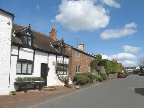 Photo of Burton, a village in Cheshire, north west England.