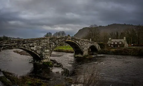 Photo of Tu Hwnt i'r Bont, Llanrwst, a sight in Conwy, north Wales.