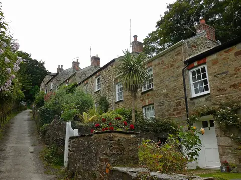 Photo of St Agnes, a village in Cornwall, south west England.