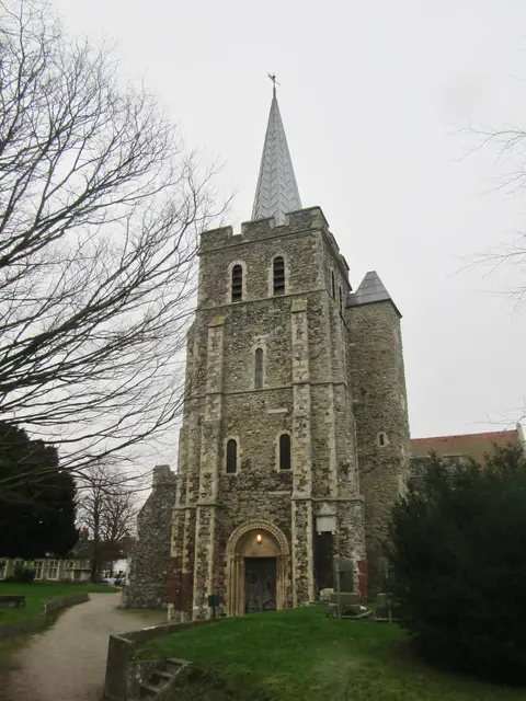 Photo of St Mary the Virgin, Minster-in-Thanet, a church in Kent, south east England.