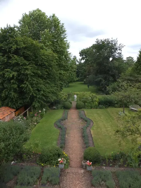 Photo of Paycocke's House and Garden, a house & garden near Coggeshall, Essex, eastern England.