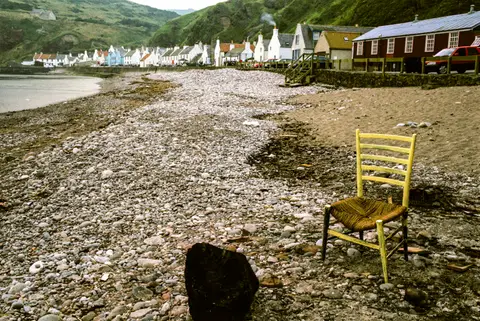 Photo of Pennan, a village in Aberdeenshire, north east Scotland.