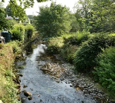 Photo of Altarnun, a village in Cornwall, south west England.