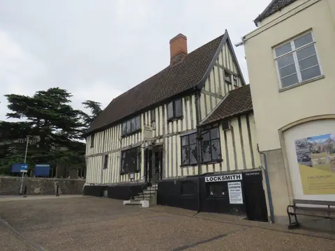 Photo of Diss, a village in Norfolk, eastern England.