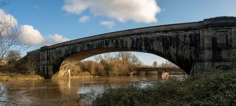 Photo of Over Bridge, Gloucester, a landmark in Gloucestershire, south west England.