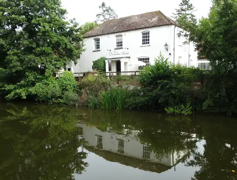 Photo of The Dundas Arms, a pub near Kintbury in the North Wessex Downs, Berkshire, south east England.