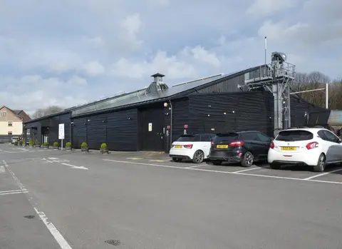 Photo of Penderyn Distillery, a distillery in Bannau Brycheiniog, Rhondda Cynon Taf, south east Wales.