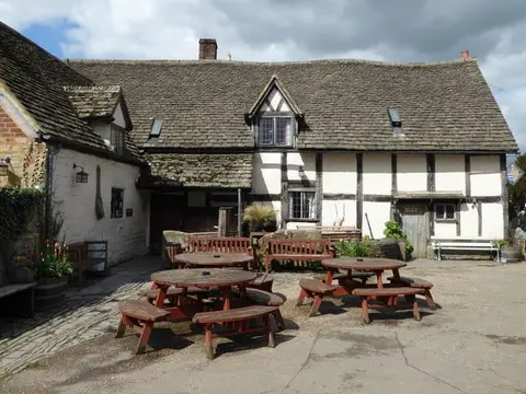 Photo of The Fleece Inn (Bretforton), a pub in Worcestershire, central England.