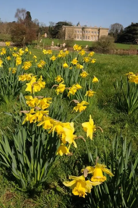 Photo of Spetchley Park, a Grade II* registered house & garden in Worcestershire, central England.
