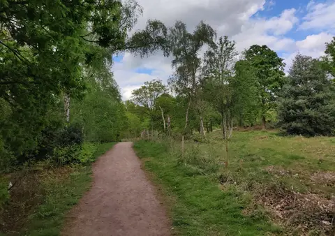 Photo of Kingsford Country Park, a country park near Kinver, Worcestershire, central England.