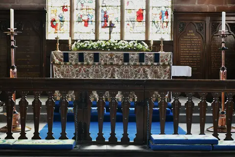 Photo of St Mary's Church (Acton), a church in Cheshire, north west England.