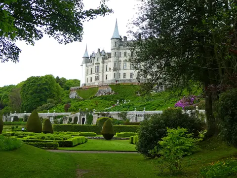 Photo of Dunrobin Castle Gardens, a garden near Golspie, Highland, the Scottish Highlands and Islands.