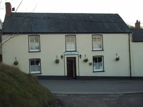 Photo of Dolphin Inn, a pub near Llanrhidian in Gower, Swansea, south west Wales.