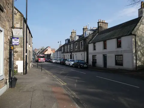 Photo of Aberdour, a village in Fife, central Scotland.