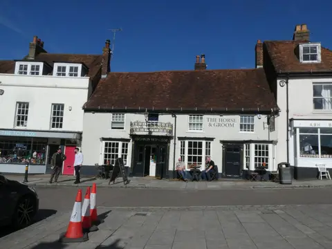 Photo of New Alresford, a village in Hampshire, south east England.