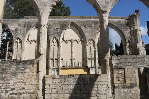 Photo of Greyfriars, Gloucester, a ruined friary in Gloucestershire, south west England.