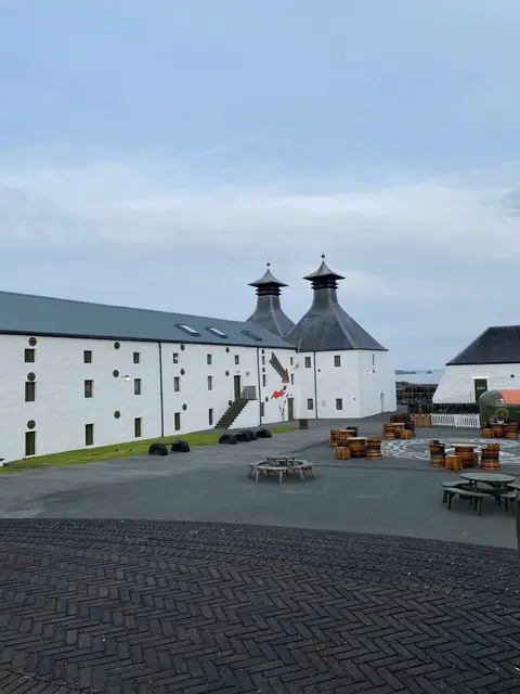 Photo of Ardbeg Distillery, a distillery near Port Ellen, Argyll and Bute, the Scottish Highlands and Islands.