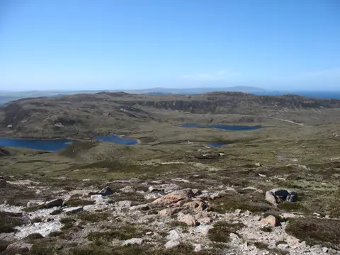 Photo of Muckle Roe, an island in the Shetland Islands, the Scottish Highlands and Islands.