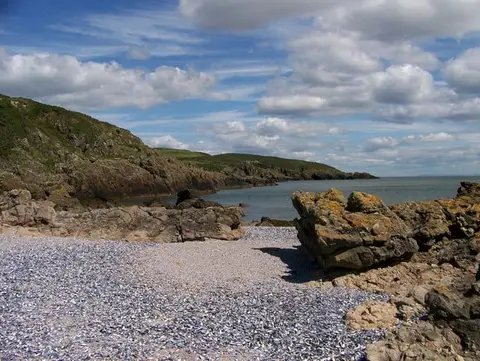Photo of the Solway Coast, a National Landscape in Cumbria, north west England.