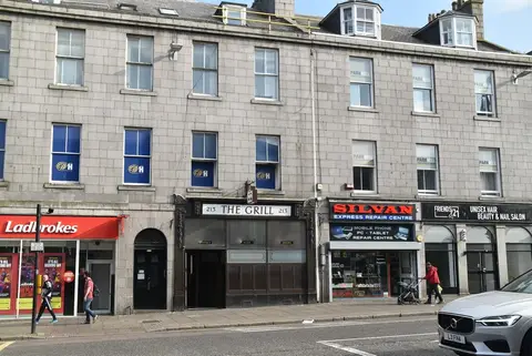 Photo of The Grill, a pub in Aberdeen, north east Scotland.