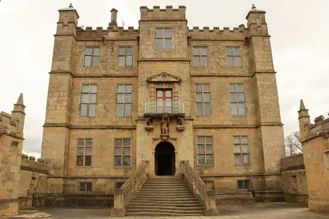 Photo of Bolsover Castle, a motte & bailey near Langwith - Whaley Thorns, Derbyshire, central England.
