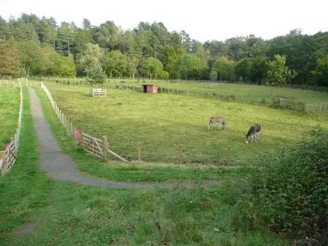 Photo of Dean Castle Country Park, a garden near Kilmarnock, East Ayrshire, southern Scotland.
