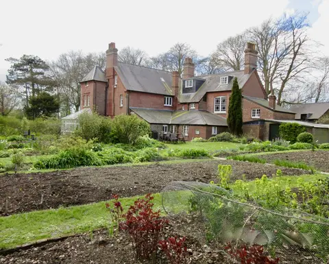 Photo of Max Gate, a house & garden near Dorchester, Dorset, south west England.