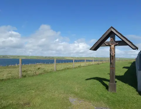 Photo of Italian Chapel, a church near Lamb Holm, the Orkney Islands, the Scottish Highlands and Islands.