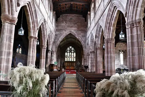 Photo of St Mary and All Saints, a church near Great Budworth, Cheshire, north west England.