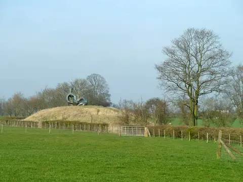 Photo of Henry Moore Studios and Gardens, a garden near Perry Green, Hertfordshire, eastern England.