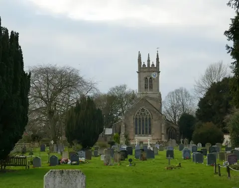 Photo of Fulbeck, a village in Lincolnshire, central England.