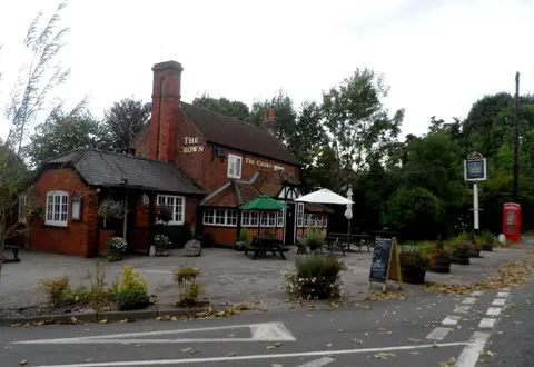 Photo of The Crown at Burchett's Green, a gastropub in Berkshire, south east England.
