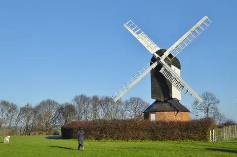 Photo of Mountnessing Windmill, a windmill in Essex, eastern England.
