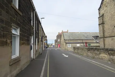 Photo of Amble, a village in Northumberland, north east England.