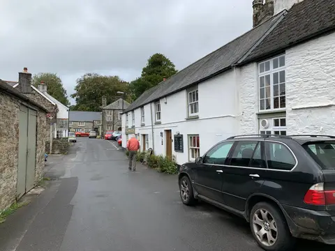 Photo of Drake Manor Inn, a pub near Buckland Monachorum in the Tamar Valley, Devon, south west England.