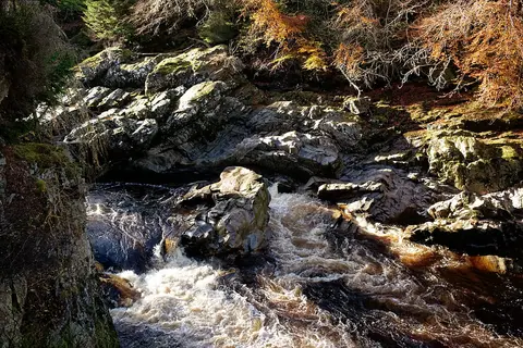 Photo: Randolph's Leap, a viewpoint near Forres, Moray, the Scottish Highlands and Islands.