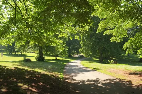 Photo of Cockington Country Park, a country park in Devon, south west England.