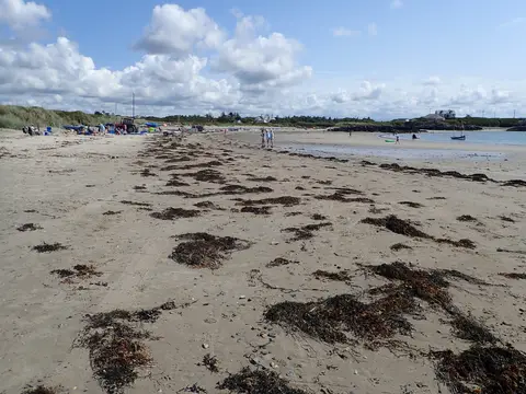 Photo of Borthwen Beach, Rhoscolyn, a beach in Anglesey, north Wales.