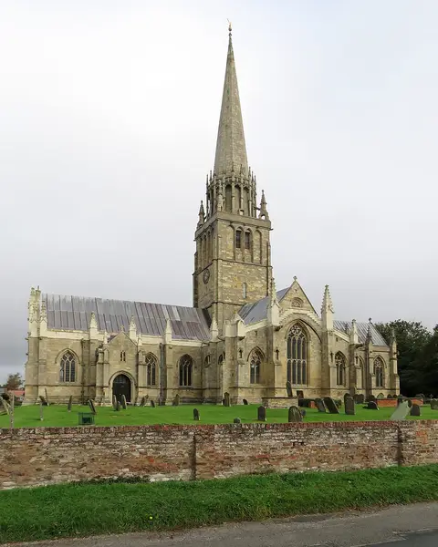 Photo of St Patrick's Church, Patrington, a church in East Riding of Yorkshire, northern England.