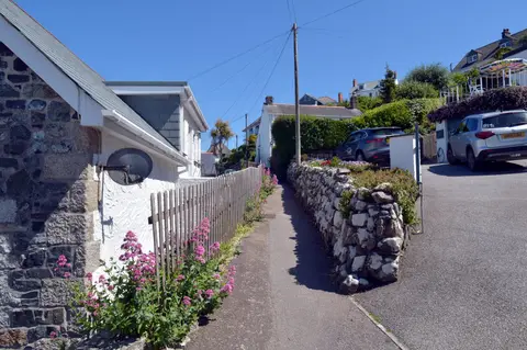 Photo of Coverack, a village in Cornwall, south west England.